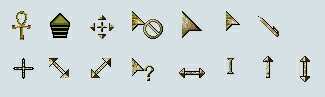 stargate gold cursors theme